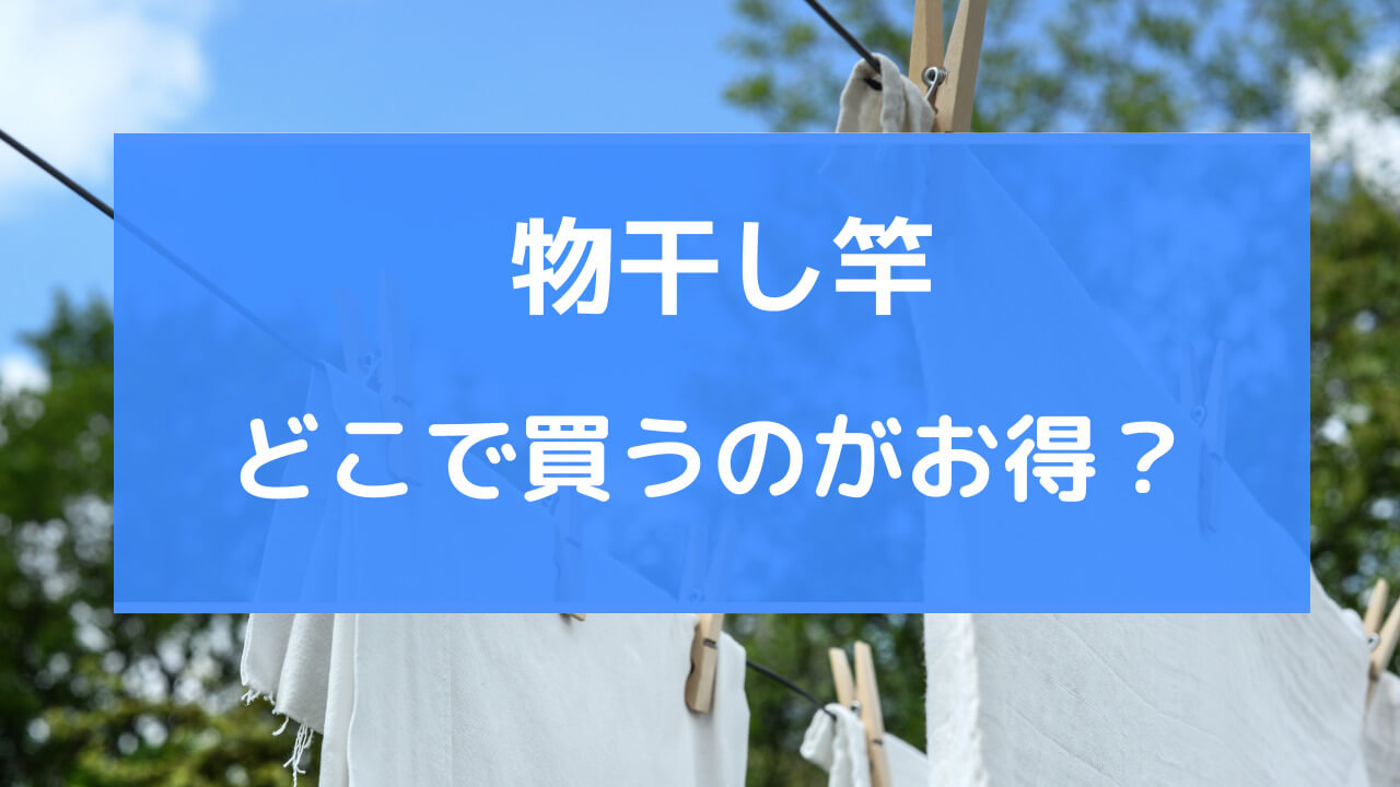 物干し 竿 どこで 買う