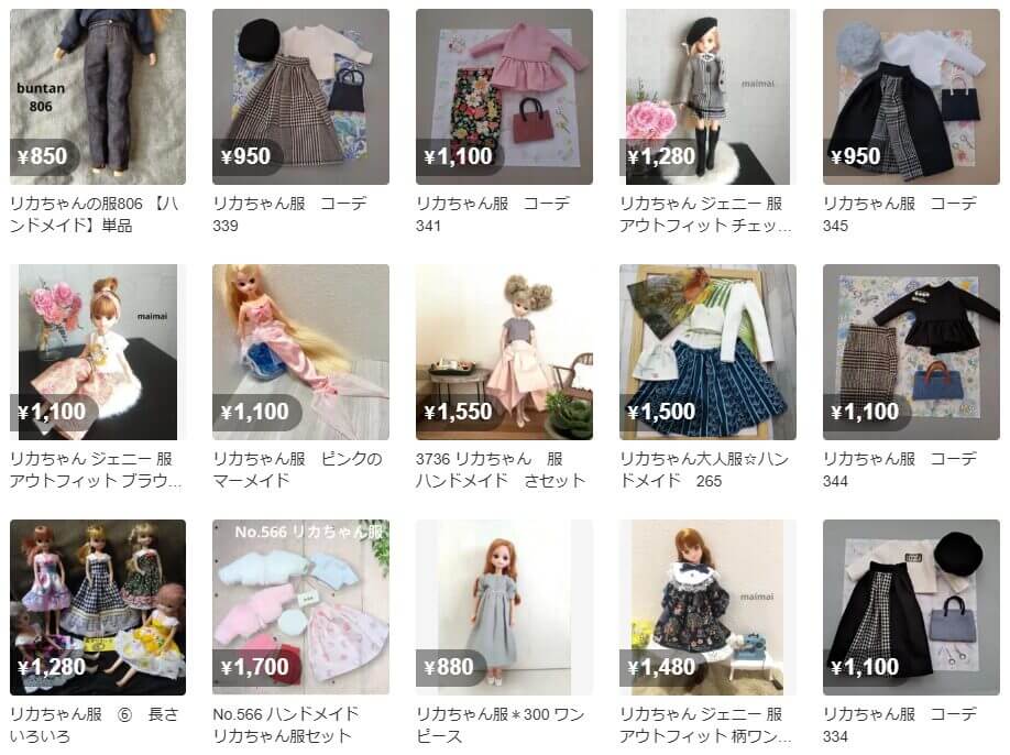 リカちゃん 服 ハンドメイド